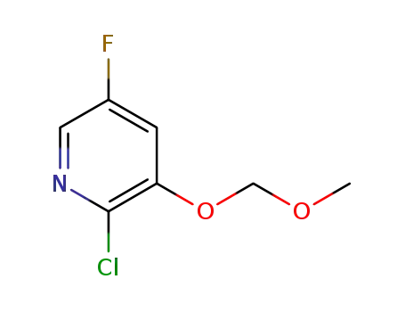 2-chloro-5-fluoro-3-(methoxymethoxy)pyridine