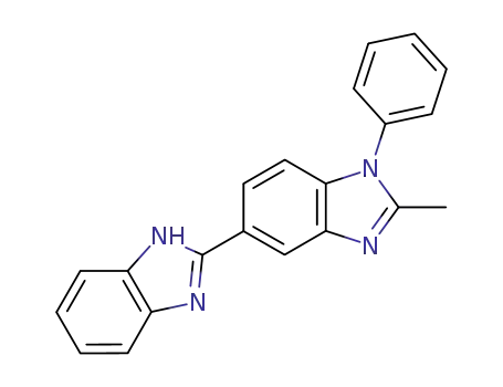 Molecular Structure of 21720-24-1 (2'-methyl-1'-phenyl-1<i>H</i>,1'<i>H</i>-[2,5']bi[benzoimidazolyl])