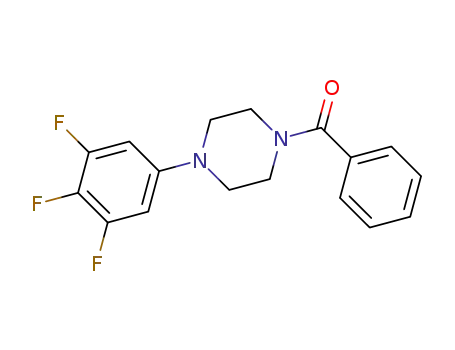 phenyl(4-(3,4,5-trifluorophenyl)piperazin-1-yl)methanone