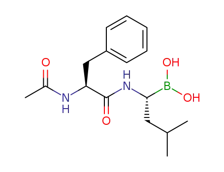 ((R)-1-((S)-2-acetamido-3-phenylpropanamido)-3-methylbutyl)boronic acid