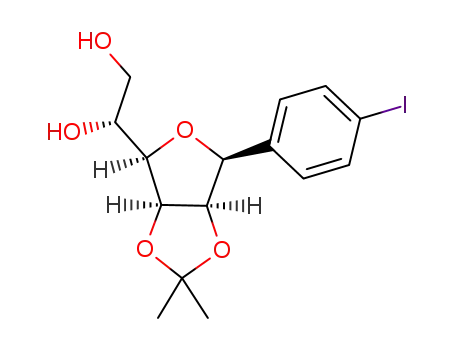 (R)-1-[(3aS,4R,6S,6aR)-6-(4-iodophenyl)-2,2-dimethyl-3a,4,6,6a-tetrahydrofuro[3,4-d][1,3]dioxol-4-yl]ethane-1,2-diol