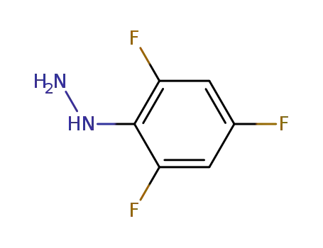 Molecular Structure of 80025-72-5 (2,4,6-TRIFLUOROPHENYLHYDRAZINE)