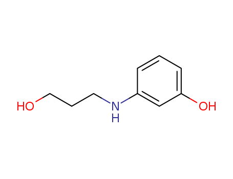 Molecular Structure of 699012-00-5 (Phenol, 3-[(3-hydroxypropyl)amino]-)