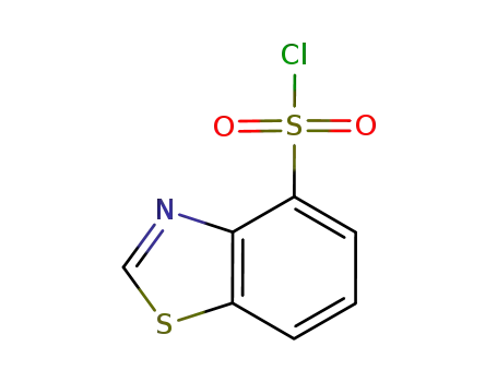 Molecular Structure of 149575-65-5 (1,3-Benzothiazole-4-sulfonyl Chloride)