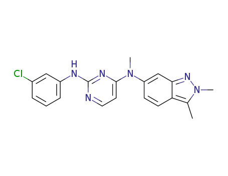 N<SUP>2</SUP>-(3-chlorophenyl)-N<SUP>4</SUP>-(2,3-dimethyl-2H-indazol-6-yl)-N<SUP>4</SUP>-methylpyrimidine-2,4-diamine