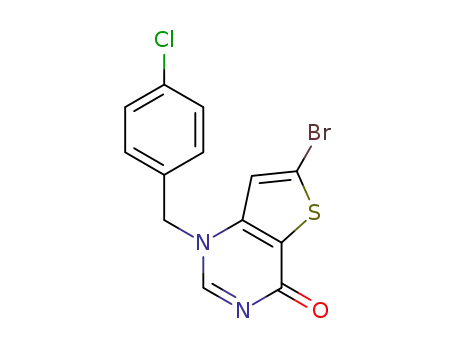 6-Bromo-1-(4-chloro-benzyl)-1H-thieno[3,2-d]pyrimidin-4-one