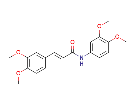 Molecular Structure of 1472103-67-5 (N,3-bis(3,4-dimethoxyphenyl)acrylamide)