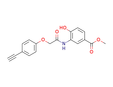 methyl-3-[2-(4-ethynylphenoxy)acetamido]-4-hydroxybenzoate