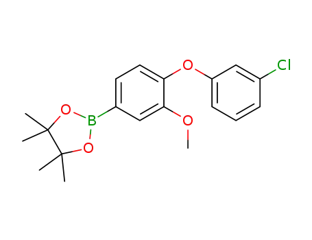 2-(4-(3-chlorophenoxy)-3-methoxyphenyl)-4,4,5,5-tetramethyl-1,3,2-dioxaborolane