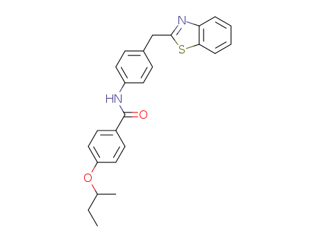 2-[4-(4-sec-butoxybenzamido)benzyl]benzothiazole