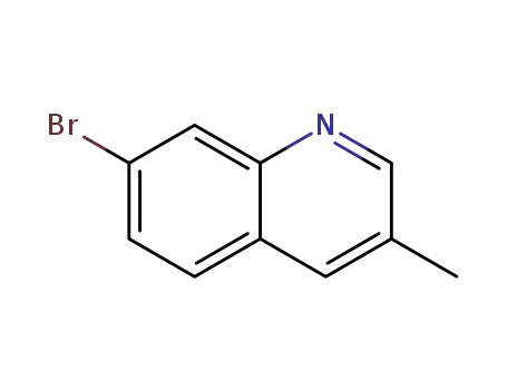 Molecular Structure of 1375108-41-0 (7-bromo-3-methylquinoline)