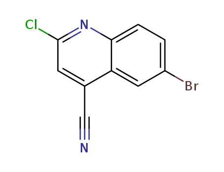4-Quinolinecarbonitrile,  6-bromo-2-chloro-