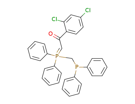 C<sub>33</sub>H<sub>26</sub>Cl<sub>2</sub>OP<sub>2</sub>
