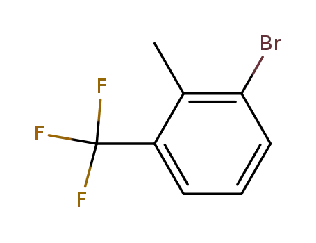 Molecular Structure of 69902-83-6 (2-Methyl-3-(trifluoromethyl)bromobenzene)