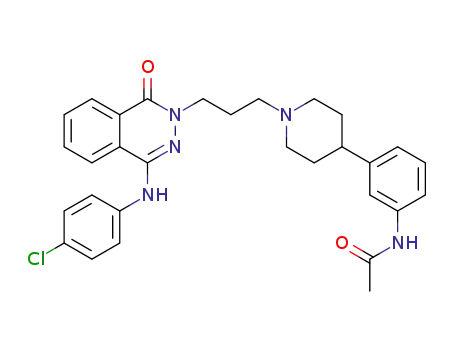 2-{3-[4-(3-acetamidophenyl)piperidin-1-yl]propyl}-4-[(chlorophenyl)amino]phthalazin-1(2H)-one