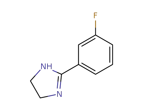 Molecular Structure of 27423-83-2 (1H-IMidazole, 2-(3-fluorophenyl)-4,5-dihydro-)