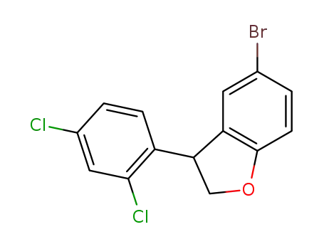 5-bromo-3-(2,4-dichlorophenyl)-2,3-dihydro-1-benzofuran