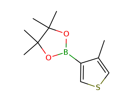 Molecular Structure of 476620-20-9 (4-Methylthiophene-3-boronic acid pinacol ester)