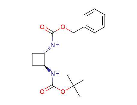 benzyl tert-butyl (1S,2S)-cyclobutane-1,2-diylbiscarbamate