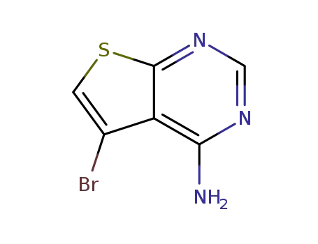 Molecular Structure of 1337532-92-9 (5-broMothieno[2,3-d]pyriMidin-4-aMine)
