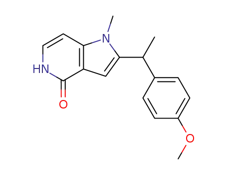 2-(1-(4-methoxyphenyl)ethyl)-1-methyl-1H-pyrrolo[3,2-c]pyridin-4(5H)-one