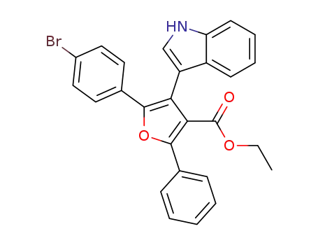 ethyl 5-(4-bromophenyl)-4-(1H-indol-3-yl)-2-phenylfuran-3-carboxylate