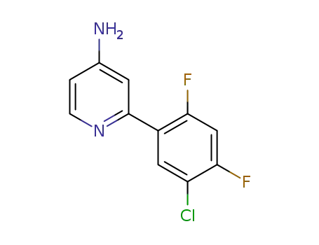 2-(5-chloro-2,4-difluorophenyl)pyridin-4-amine