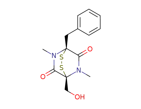 1-(Hydroxymethyl)-5,7-dimethyl-4-(phenylmethyl)-2,3-dithia-5,7-diazabicyclo(2.2.2)octane-6,8-dione