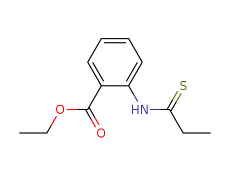 Molecular Structure of 72368-55-9 (ethyl 2-(thiopropanoylamino)benzoate)