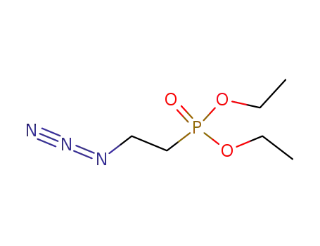 Molecular Structure of 196302-98-4 (Phosphonic acid, (2-azidoethyl)-, diethyl ester)