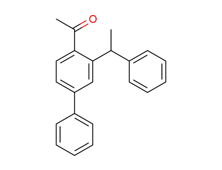 1-(3-(1-phenylethyl)-[1,1'-biphenyl]-4-yl)ethan-1-one