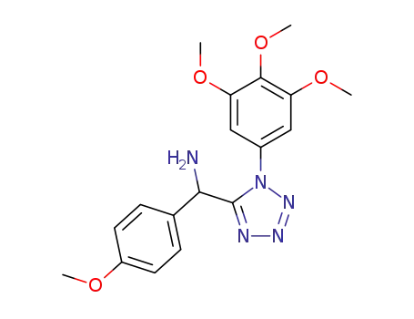 (4-methoxyphenyl)[1-(3,4,5-trimethoxyphenyl)-1H-tetrazol-5-yl]methanamine