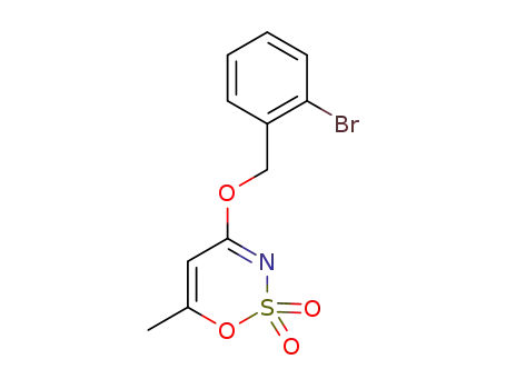 4-[(2-bromobenzyl)oxy]-6-methyl-1,2,3-oxathiazine 2,2-dioxide