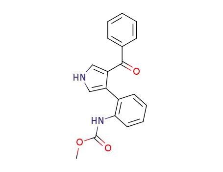 Molecular Structure of 1421605-62-0 (methyl [2-(4-benzoyl-1H-pyrrol-3-yl)phenyl]carbamate)