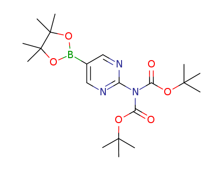 2-(n,n-bisboc-amino)pyrimidine-5-boronic acid, pinacol ester CAS NO.1190423-36-9