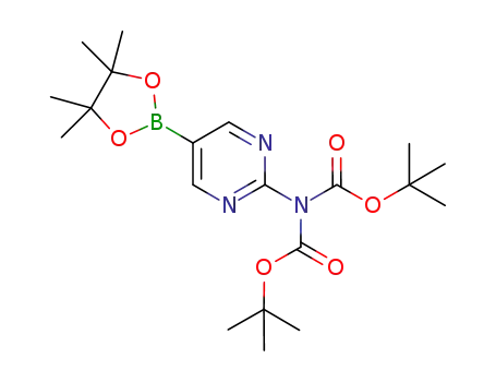 2-(N,N-BisBOC-아미노)피리미딘-5-보론산, 피나콜 에스테르