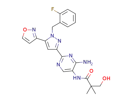 C<sub>22</sub>H<sub>22</sub>FN<sub>7</sub>O<sub>3</sub>