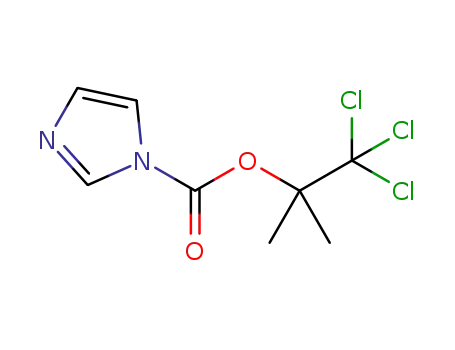 Molecular Structure of 1346641-42-6 (3,3,3-trichloro-2-methyl-2-propyl imidazole-1-carboxylate)
