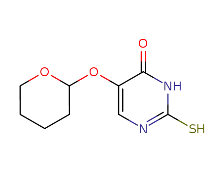 4(1H)-Pyrimidinone,
2,3-dihydro-5-[(tetrahydro-2H-pyran-2-yl)oxy]-2-thioxo-
