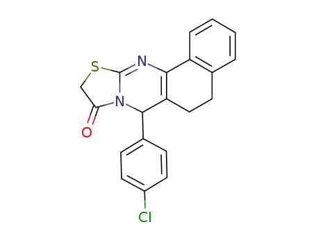 7-(4-chlorophenyl)-5,7-dihydro-6H-benzo[h][1,3]thiazolo[2,3-b]quinazolin-9(10H)-one