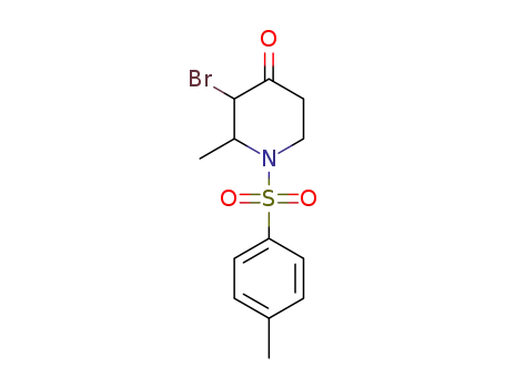 3-bromo-2-methyl-1-tosylpiperidin-4-one