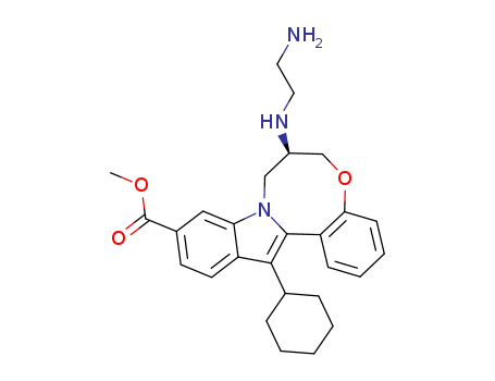 (R)-Methyl 7-((2-aMinoethyl)aMino)-14-cyclohexyl-7,8-dihydro-6H-benzo[2,3][1,5]oxazocino[5,4-a]indole-11-carboxylate