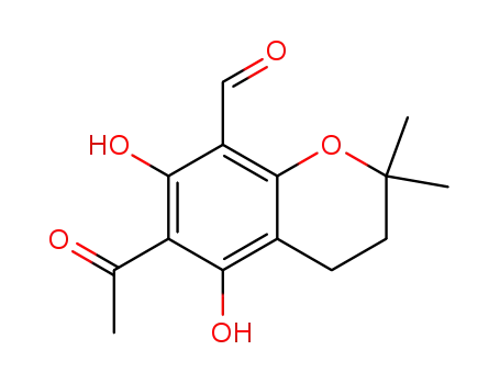 6-acetyl-2,2-dimethyl-8-formylchroman-5,7-diol