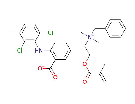 N,N-dimethyl-N-benzyl-N-(2-methacryloyloxyethyl)ammonium meclofenamate