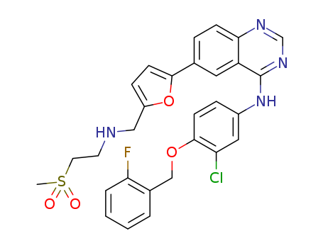 N-{3-chloro-4-[(2-fluorobenzyl)oxy]phenyl}-6-[5-({[2-(methylsulfonyl)ethyl]amino}methyl)furan-2-yl]quinazoline-4-amine