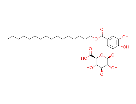 hexadecyl 3-O-(β-D-glucopyranosyluronate)-4,5-dihydroxybenzoate
