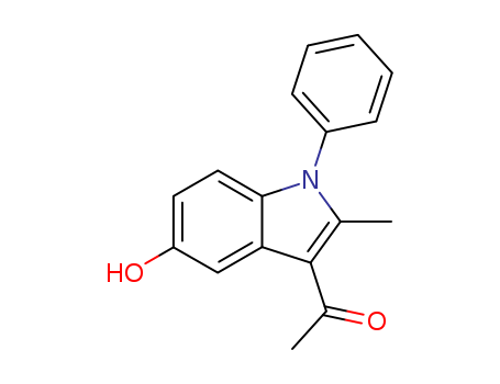 1-(5-hydroxy-2-methyl-1-phenyl-1H-indol-3-yl)ethanone(SALTDATA: FREE)