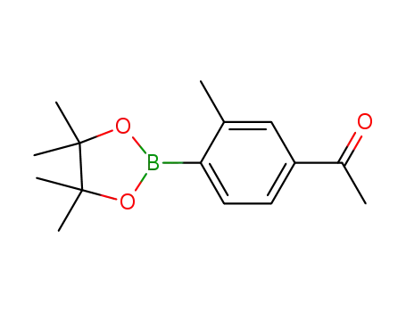 Molecular Structure of 1321848-43-4 (4-Acetyl-2-methylphenylboronic acid pinacol ester)