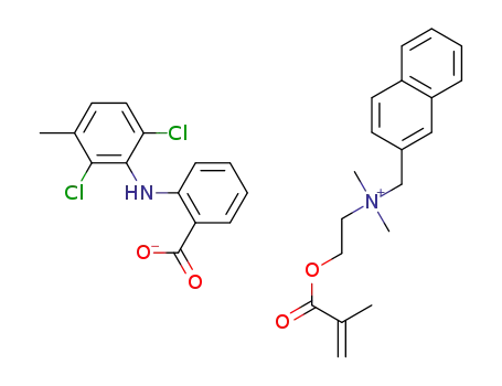 C<sub>14</sub>H<sub>10</sub>Cl<sub>2</sub>NO<sub>2</sub><sup>(1-)</sup>*C<sub>19</sub>H<sub>24</sub>NO<sub>2</sub><sup>(1+)</sup>