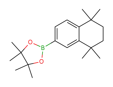 Molecular Structure of 853998-14-8 (4,4,5,5-tetramethyl-2-(5,5,8,8-tetramethyl-5,6,7,8-tetrahydronaphthalen-2-yl)-1,3,2-dioxaborolane)